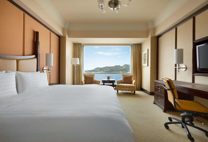 فندق Shangri La Wenzhou A Panoramic View Of The River, Adjacent To Wenzhou International Convention And E