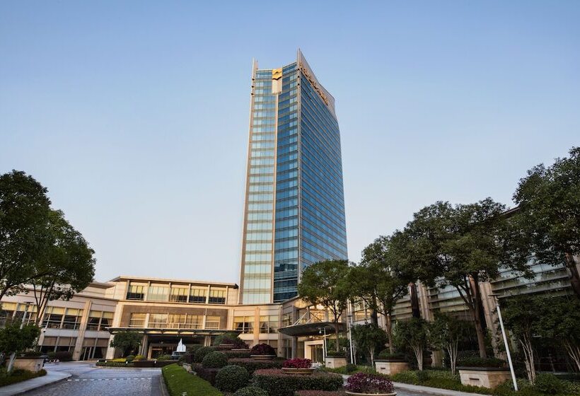 فندق Shangri La Wenzhou A Panoramic View Of The River, Adjacent To Wenzhou International Convention And E