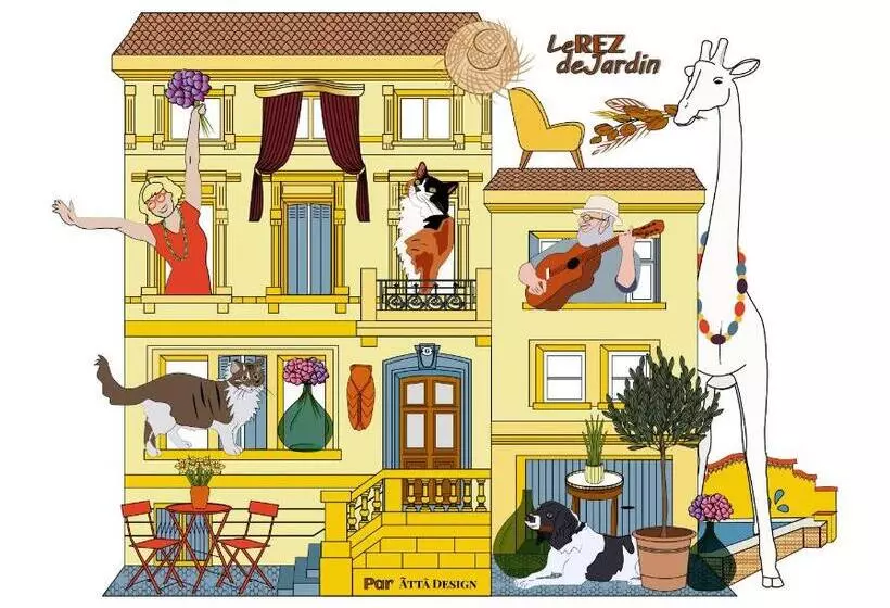 ペンション Le Rez De Jardin Albi