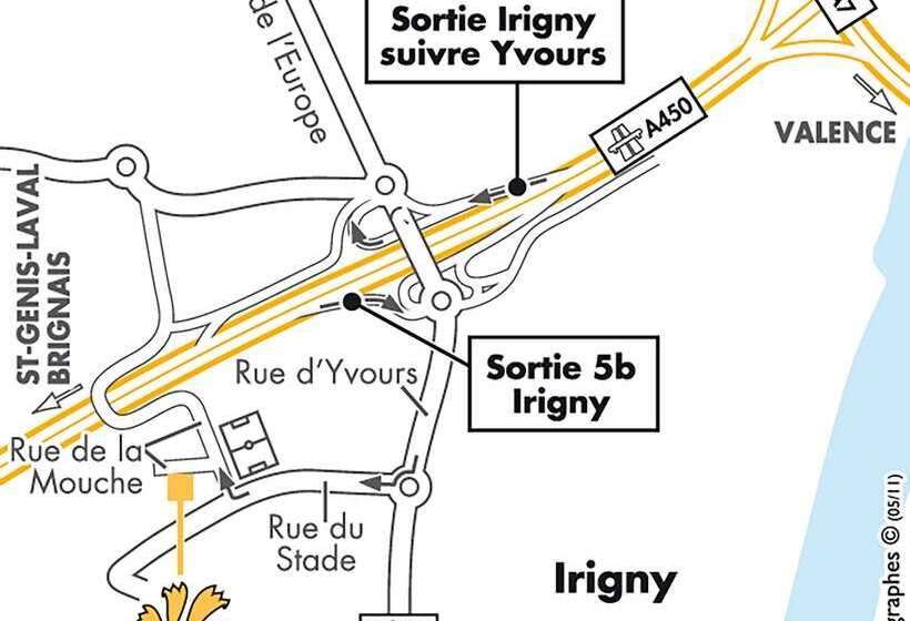 ホテル Premiere Classe Lyon Sud  Pierre Benite