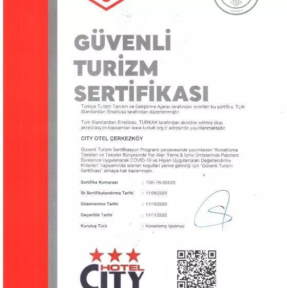City Hotel Cerkezkoy