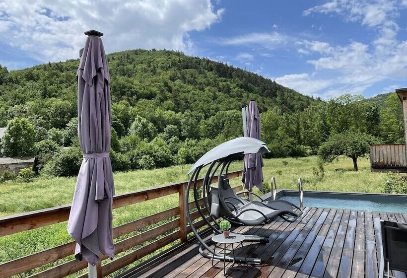 צימר Le Volcan Des Sens, Chambres D Hotes De Luxe Et Spa