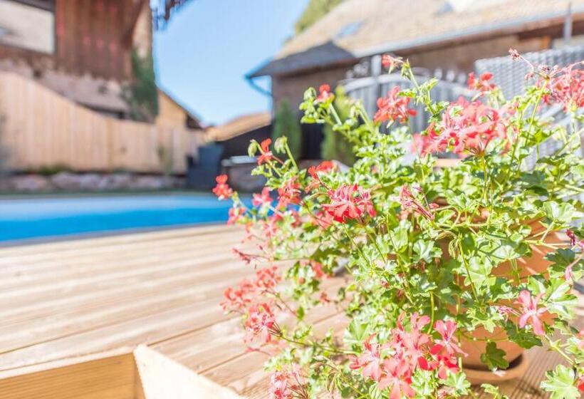 ホテル Domaine La Grange Ungersheim Gîte La Grange 5 étoiles