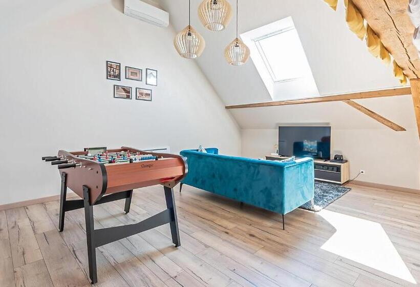 ホテル Domaine La Grange Ungersheim Gîte La Grange 5 étoiles