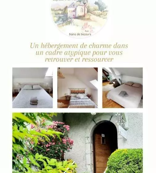 Aamiaismajoitus (B&B) Bains De Secours, Chambres D Hotes