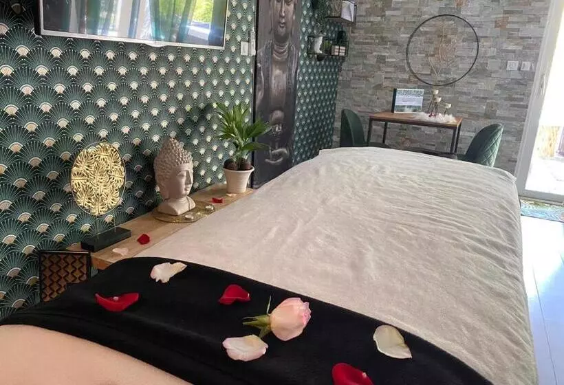 ベッドアンドブレックファースト Suite Romantique Le Temps D Un Instant Loveroom Hammam Jacuzzi Piscine