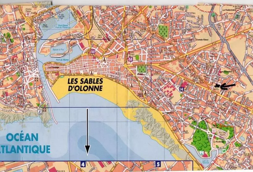 ベッドアンドブレックファースト Chambre D Hôtes Aux Sables D Olonne