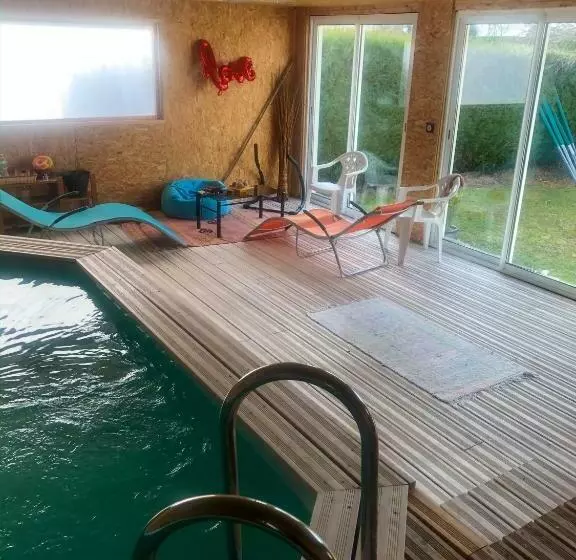 ベッドアンドブレックファースト Séjour Avec Piscine Intérieure Chauffée