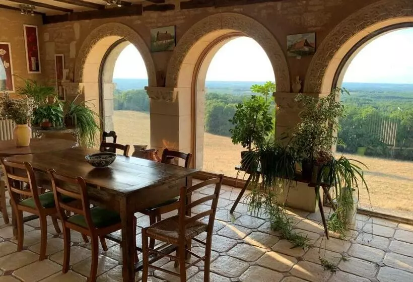 ベッドアンドブレックファースト Nature Et Piscine Au Sommet Du Périgord