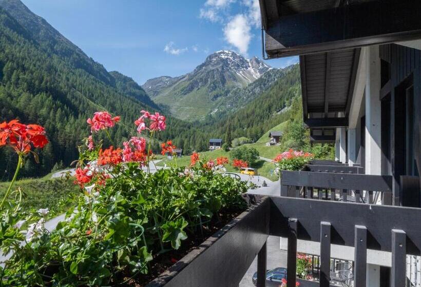 酒店 Hôtel Cristal Swiss Riders Lodge Grimentz