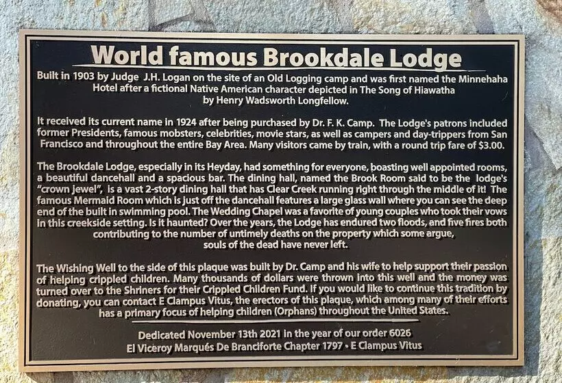 ホテル The Historic Brookdale Lodge, Santa Cruz Mountains