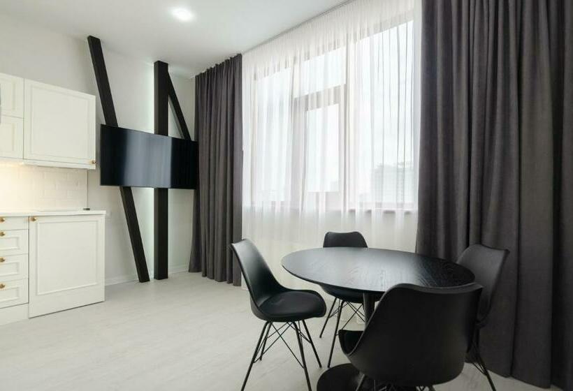 Smart Hotel Apartment With Panoramic City View In Diplomat Hall