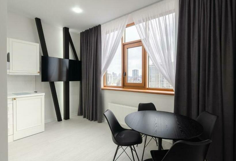Smart Hotel Apartment With Panoramic City View In Diplomat Hall