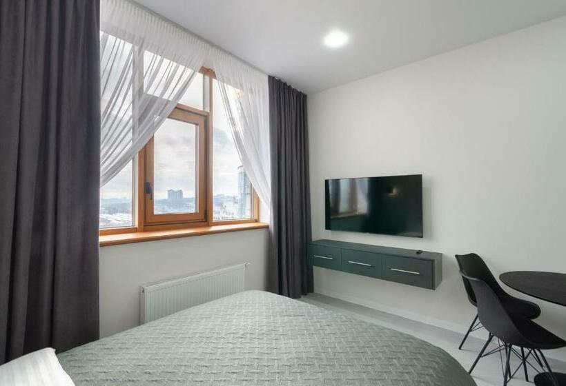 Smart Hotel Apartment With Panoramic City View In Diplomat Hall