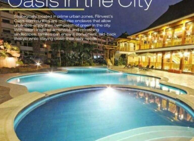 One Oasis A10 3mins Walk Sm Mall,free Pool   Wifi