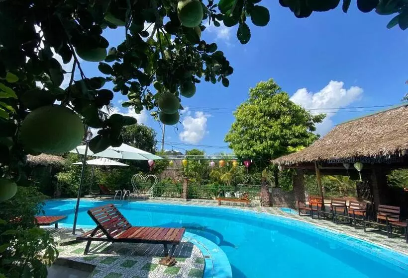 تختخواب و صبحانه Tam Coc Little River Bungalow