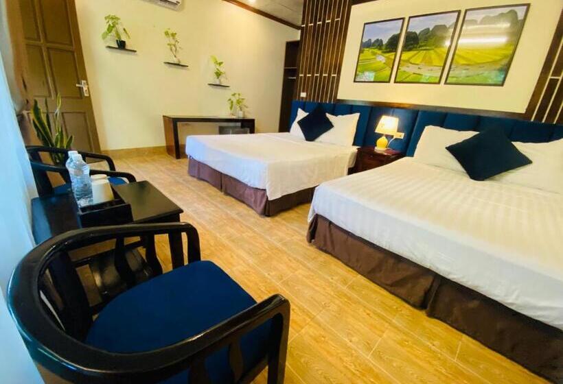 تختخواب و صبحانه Tam Coc Little River Bungalow