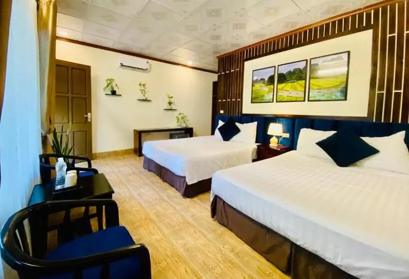 تختخواب و صبحانه Tam Coc Little River Bungalow