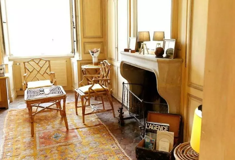 ベッドアンドブレックファースト Chambre Jaune Manoir De La Vove Perche