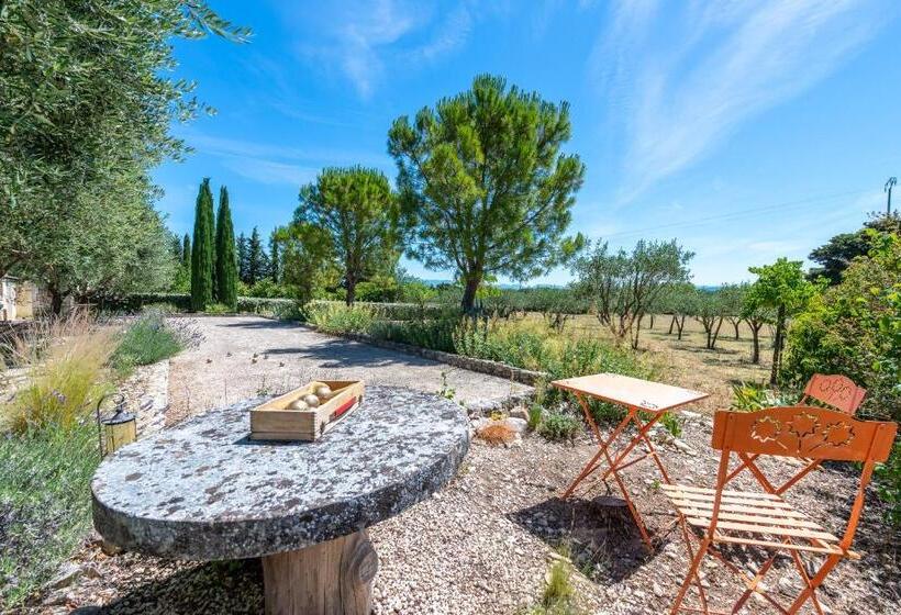 住宿加早餐  Maison D Hôtes Les Caroubiers