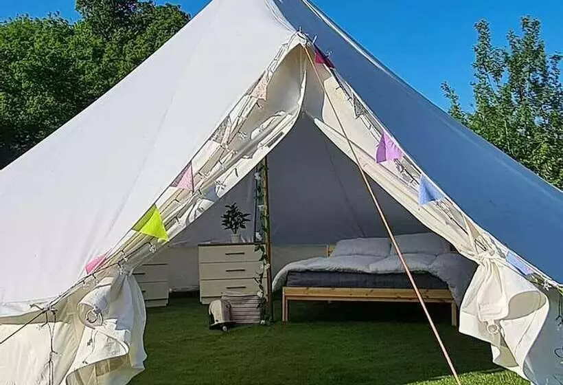 5 Meter Bell Tent  Up To 5 Persons Glamping