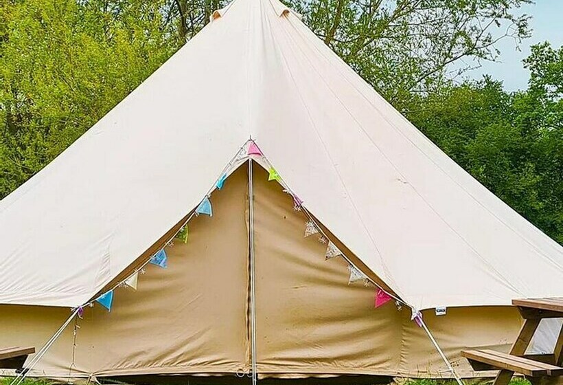 5 Meter Bell Tent Up To 5 Persons Glamping
