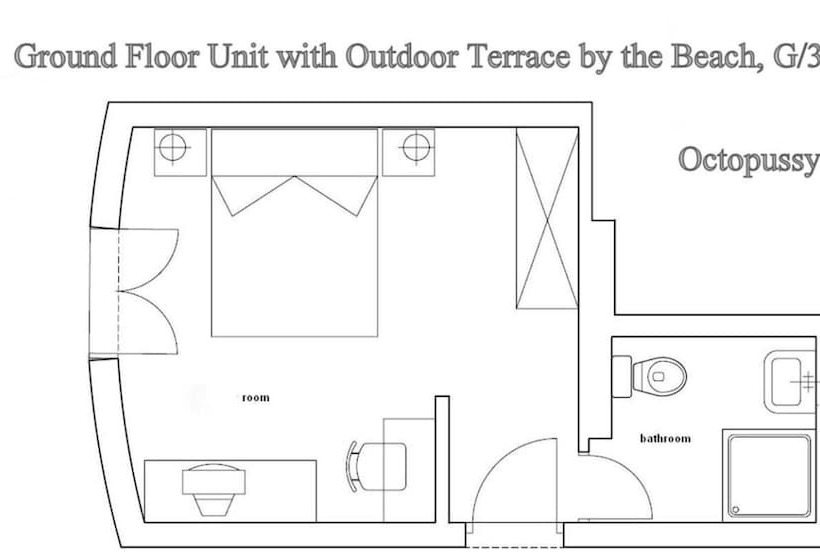 پانسیون Room In Guest Room Comfy Apartments Next To The Beach