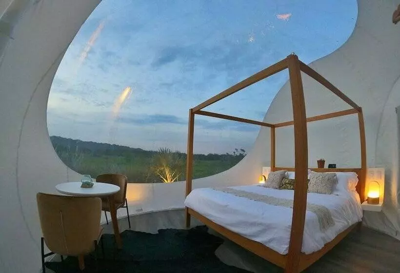 هتل Green Land Bubble Glamping By Mint