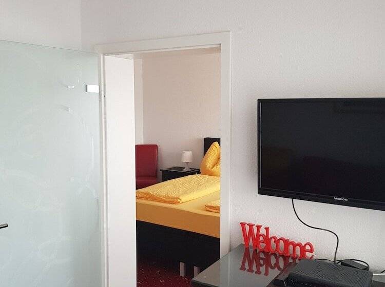 Habitación Doble Estándar Panorama Hotel Pension Frohnau