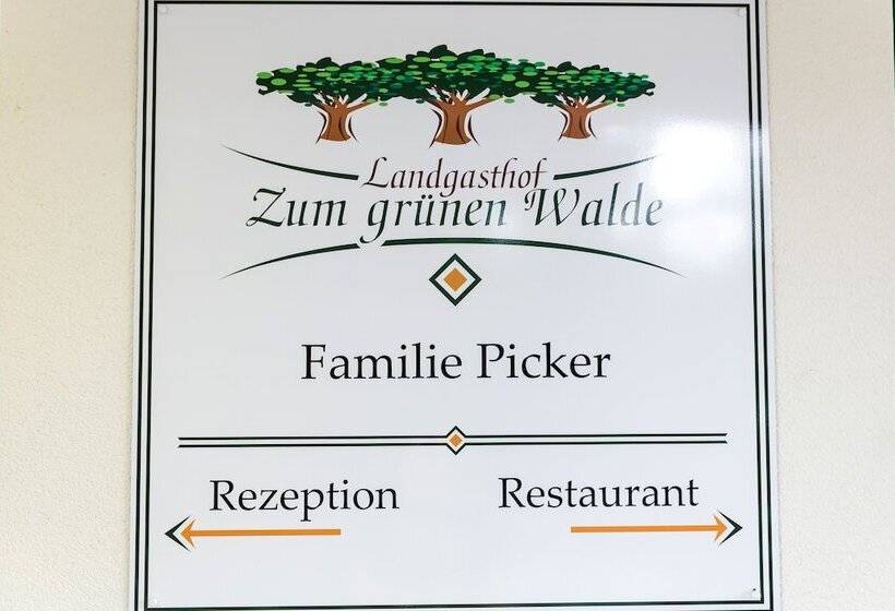 فندق Landgasthof Zum Grünen Walde