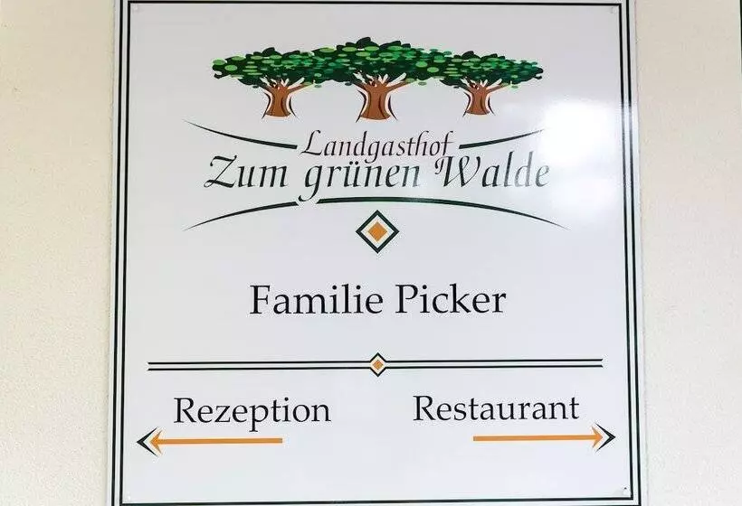 فندق Landgasthof Zum Grünen Walde