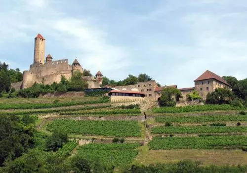 בית מלון כפרי Restaurant Burg Hornberg