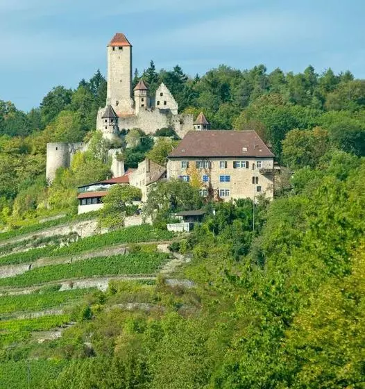 בית מלון כפרי Restaurant Burg Hornberg