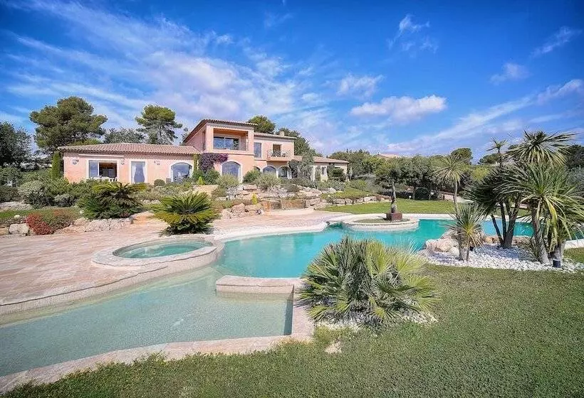 Havre De Paix 5 étoiles Prestige Jacuzzi, Hammam, Sauna, Piscine Chauffée Mougins Cannes Grasse