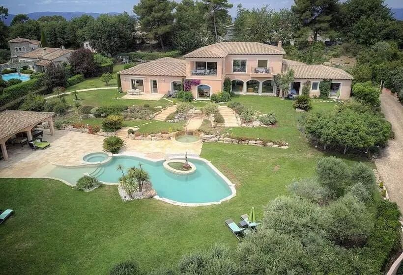 Havre De Paix 5 étoiles Prestige Jacuzzi, Hammam, Sauna, Piscine Chauffée Mougins Cannes Grasse