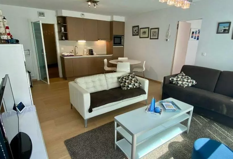 Even Naar Zee Nieuwpoort Appartement Waterkant