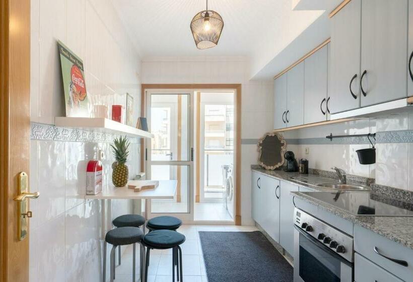 Homely Fresh Apartment Terrace & Garage