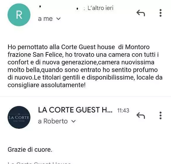 ベッドアンドブレックファースト La Corte Guest House