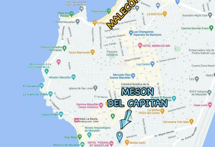 Meson Del Capitan 8 Depa En El Centro!