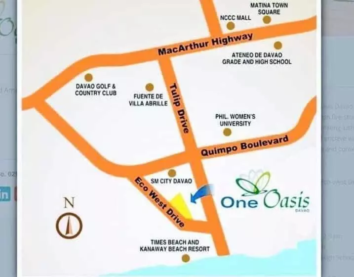 1bedroom One Oasis Condo Fullyfurnished