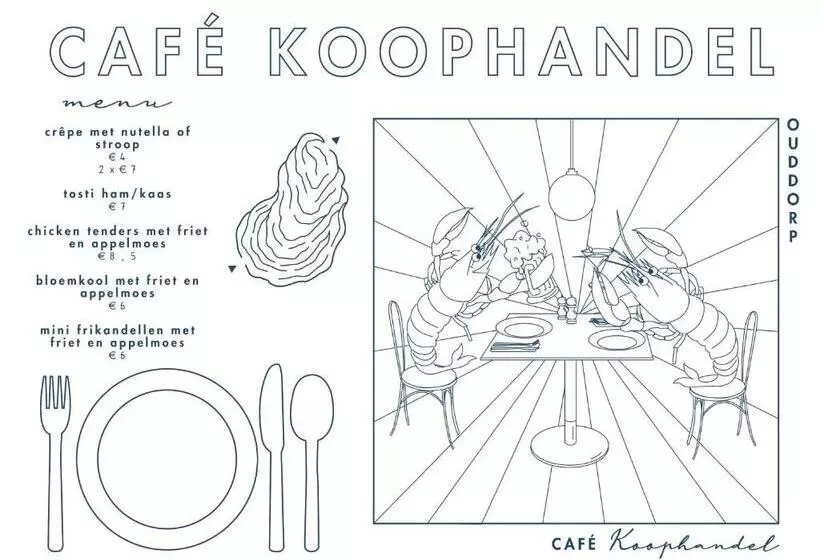 ホテル Café Koophandel