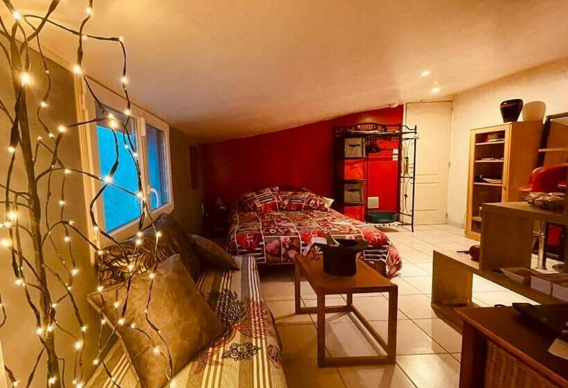 پانسیون Résidence Caenee, Le Dépaysement Naturiste En été Avec L Atypique Studio Climatisé Vintage En Sous P