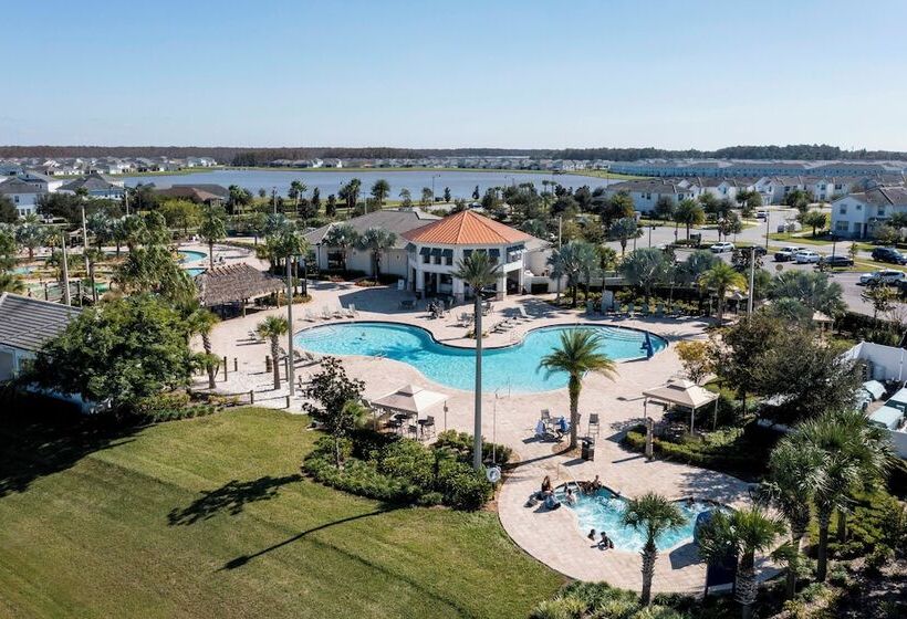 Gorgeous 4bd W/ Pool Close To Disney @ Storey Lake 4289