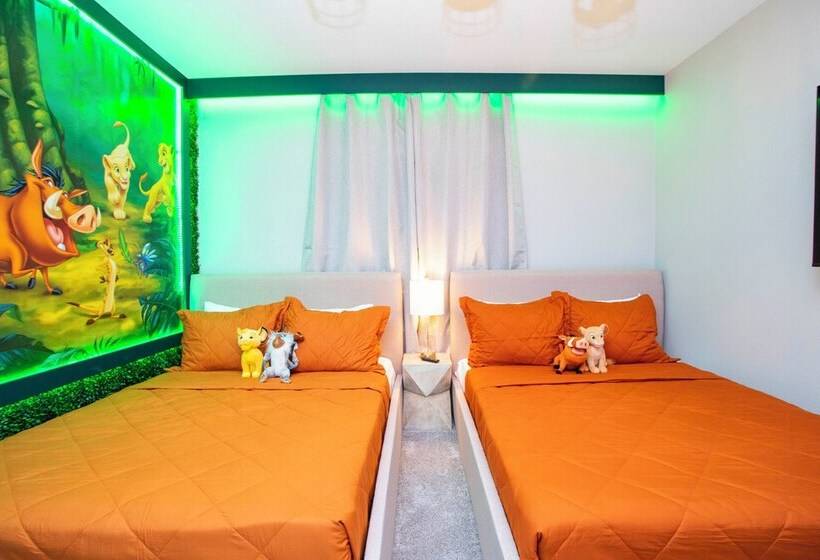 Gorgeous 4bd W/ Pool Close To Disney @ Storey Lake 4289