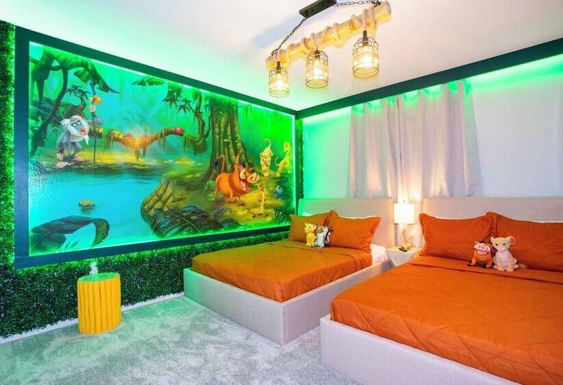 Gorgeous 4bd W/ Pool Close To Disney @ Storey Lake 4289