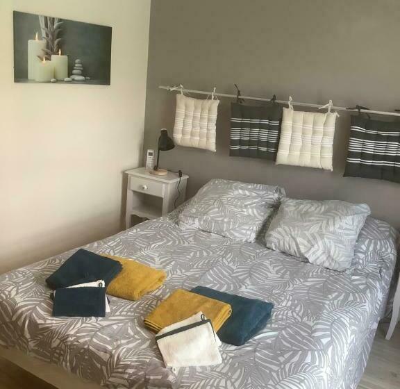 펜션 Chambre D Hôtes Indépendante Dans Village Médiéval