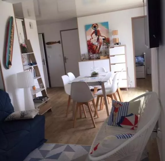 T3 Front De Mer Lacanau Ocean   22m2 Terrasse  2 Piscines  Wifi Parking