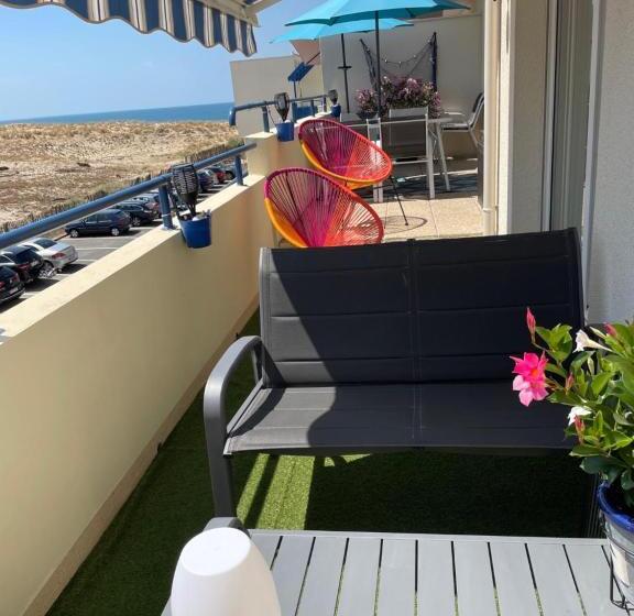 T3 Front De Mer Lacanau Ocean   22m2 Terrasse  2 Piscines  Wifi Parking