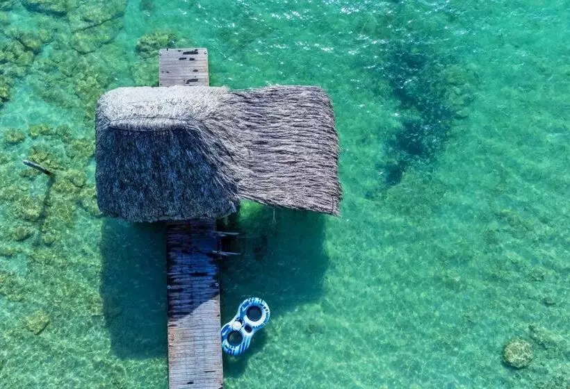 Cabaña Con Muelle Privado En La Laguna De Bacalar