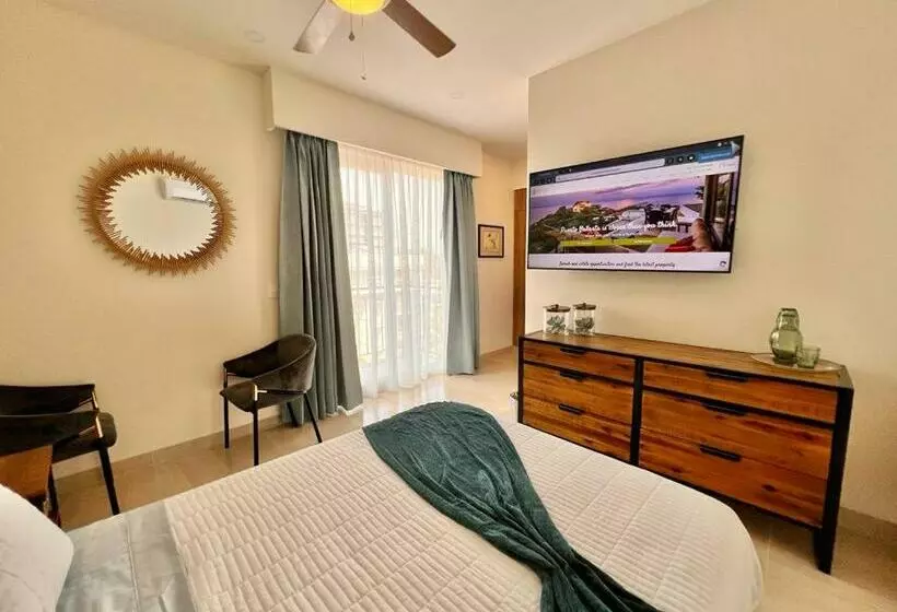 Loft In Bucerias Golden Zone, One Block From Beach